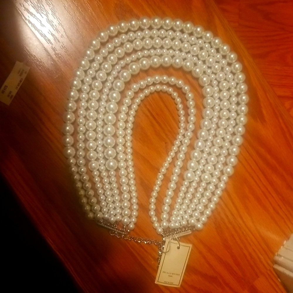 7 layers pearls Necklace